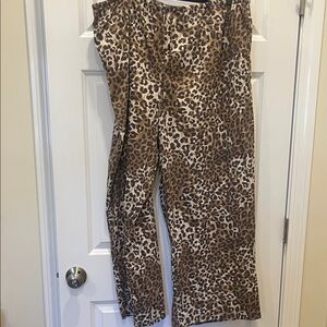 Leopard Print Women's Pants